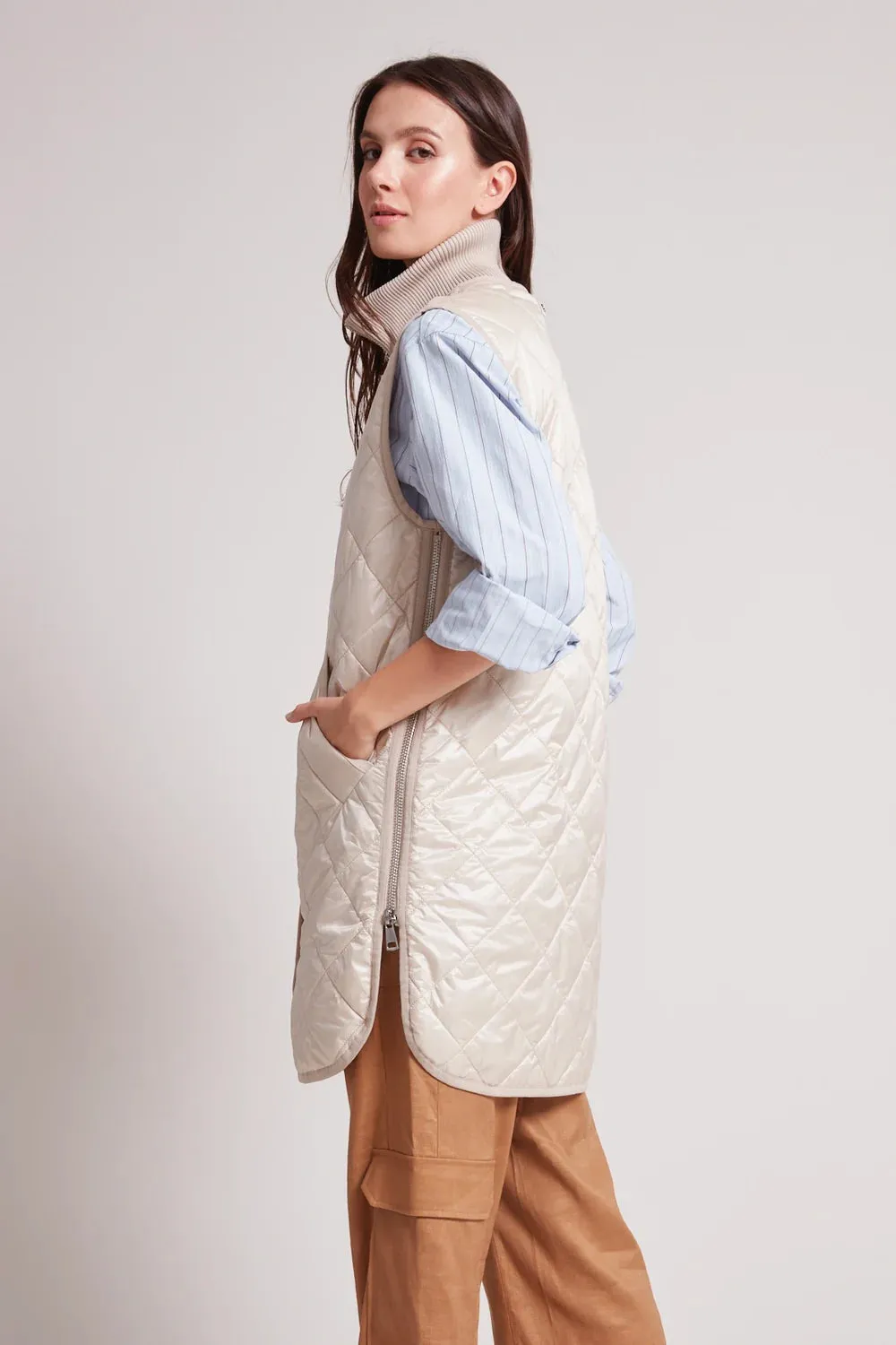 Destiny Sleeveless Quilted Vest