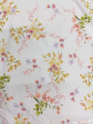 Digital Printed Linen Cotton Soft Jute Fabric