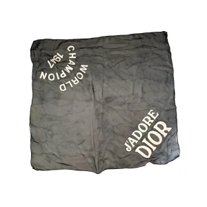 Dior J'Adore Black Sheer Scarf