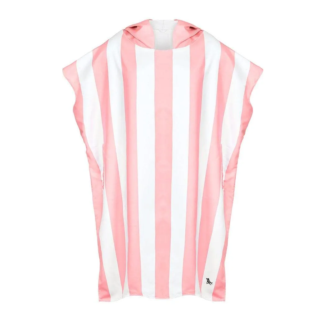 Dock & Bay Adult Poncho Hooded Towel | Cabana Collection | Malibu Pink S