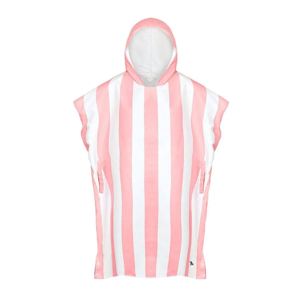 Dock & Bay Adult Poncho Hooded Towel | Cabana Collection | Malibu Pink S