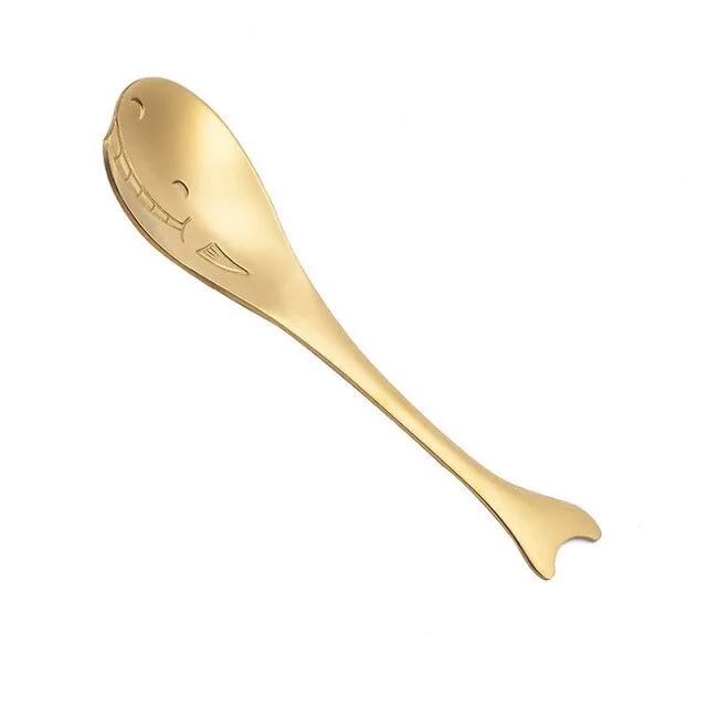 Dolphin, Penguin, Whale & Puffer Fish Coffee Tea Spoon