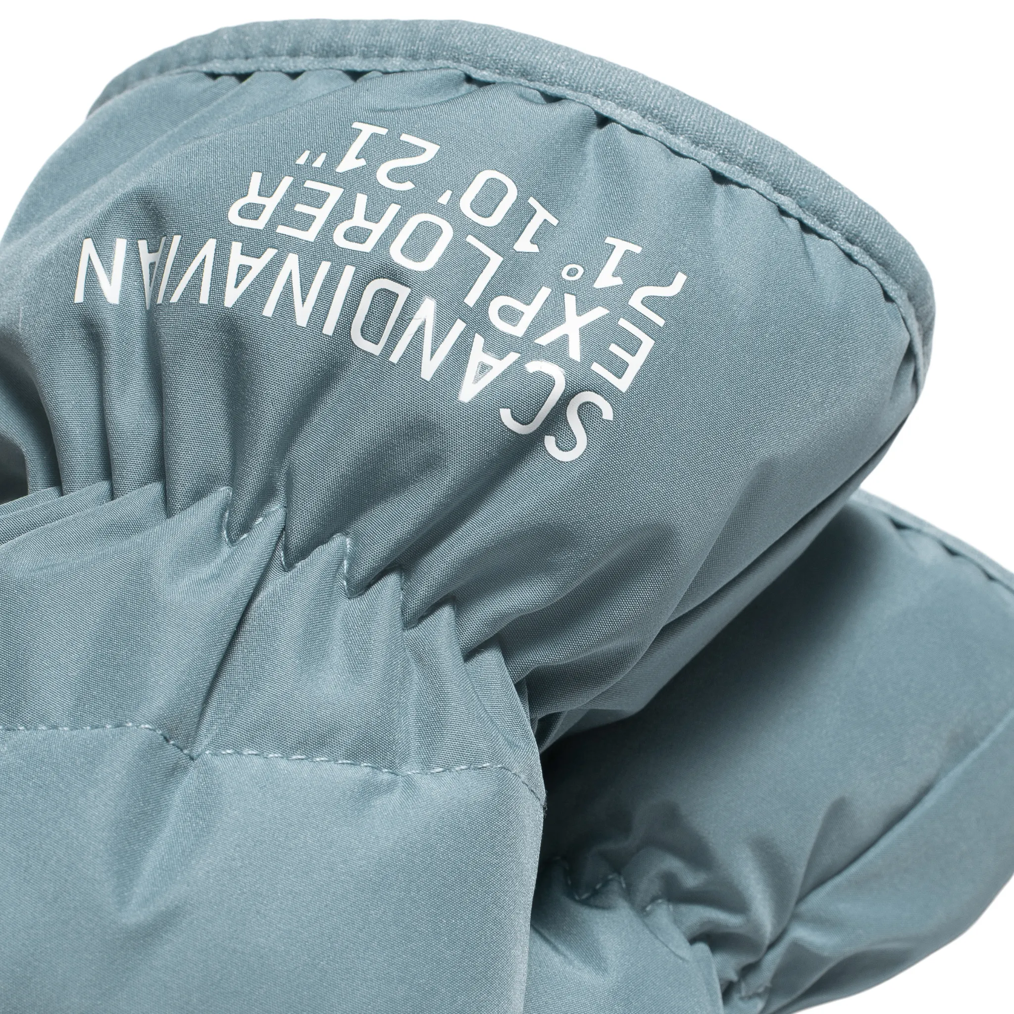 Down Puffer Mittens - Mint Green