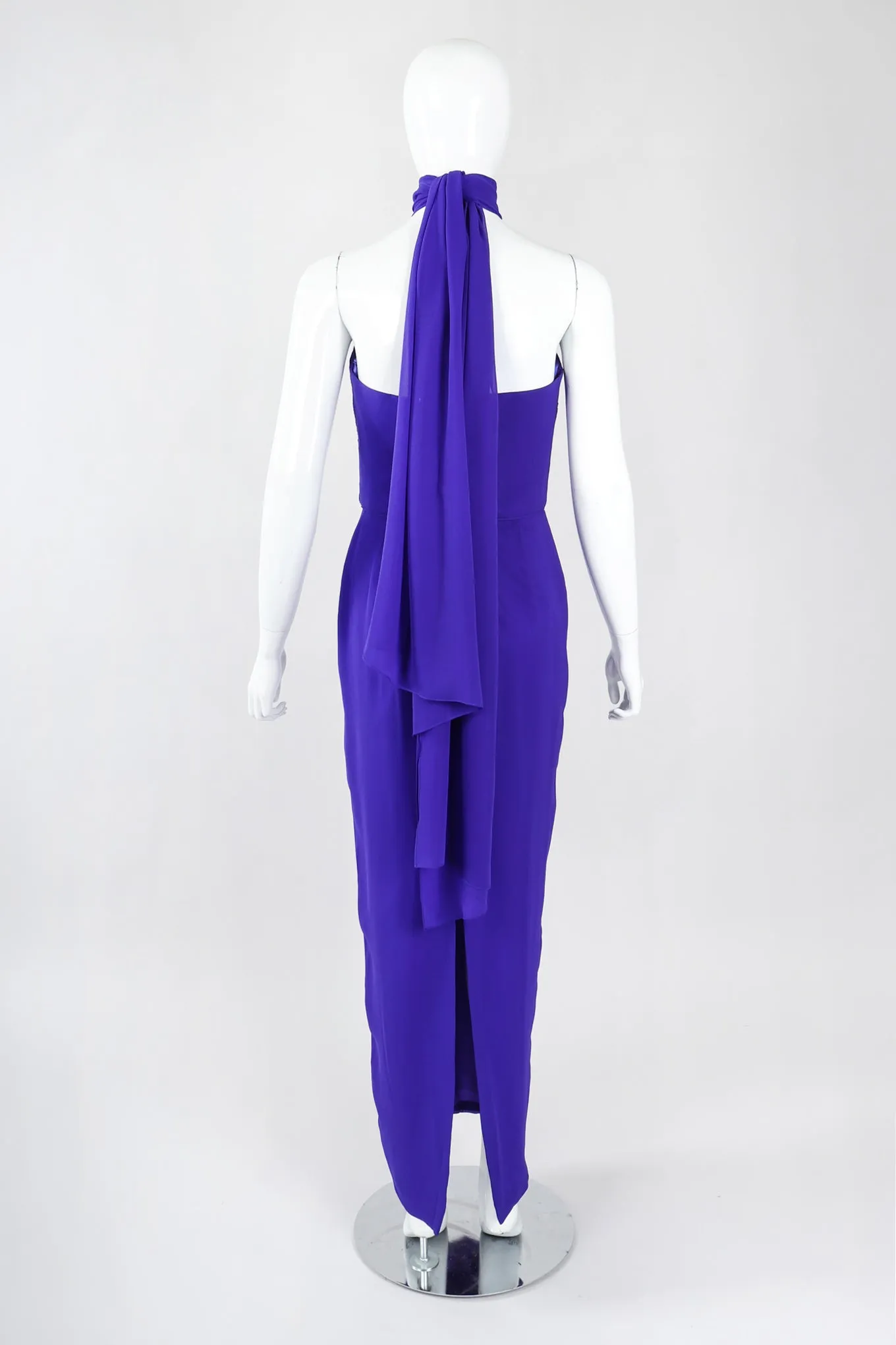Electric Silk Strapless Sheath
