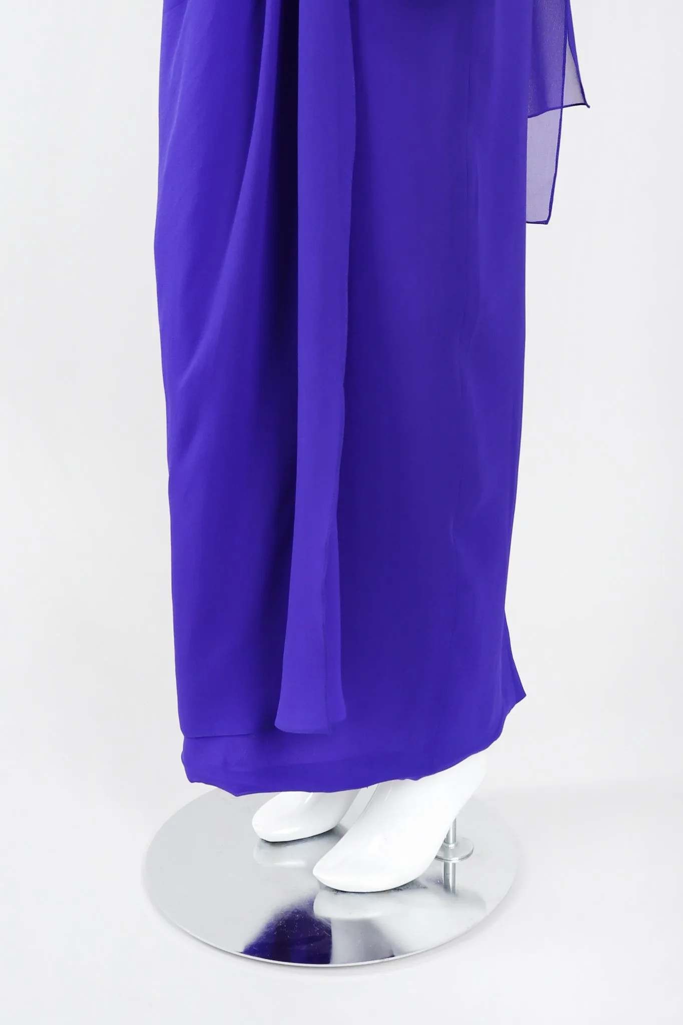 Electric Silk Strapless Sheath