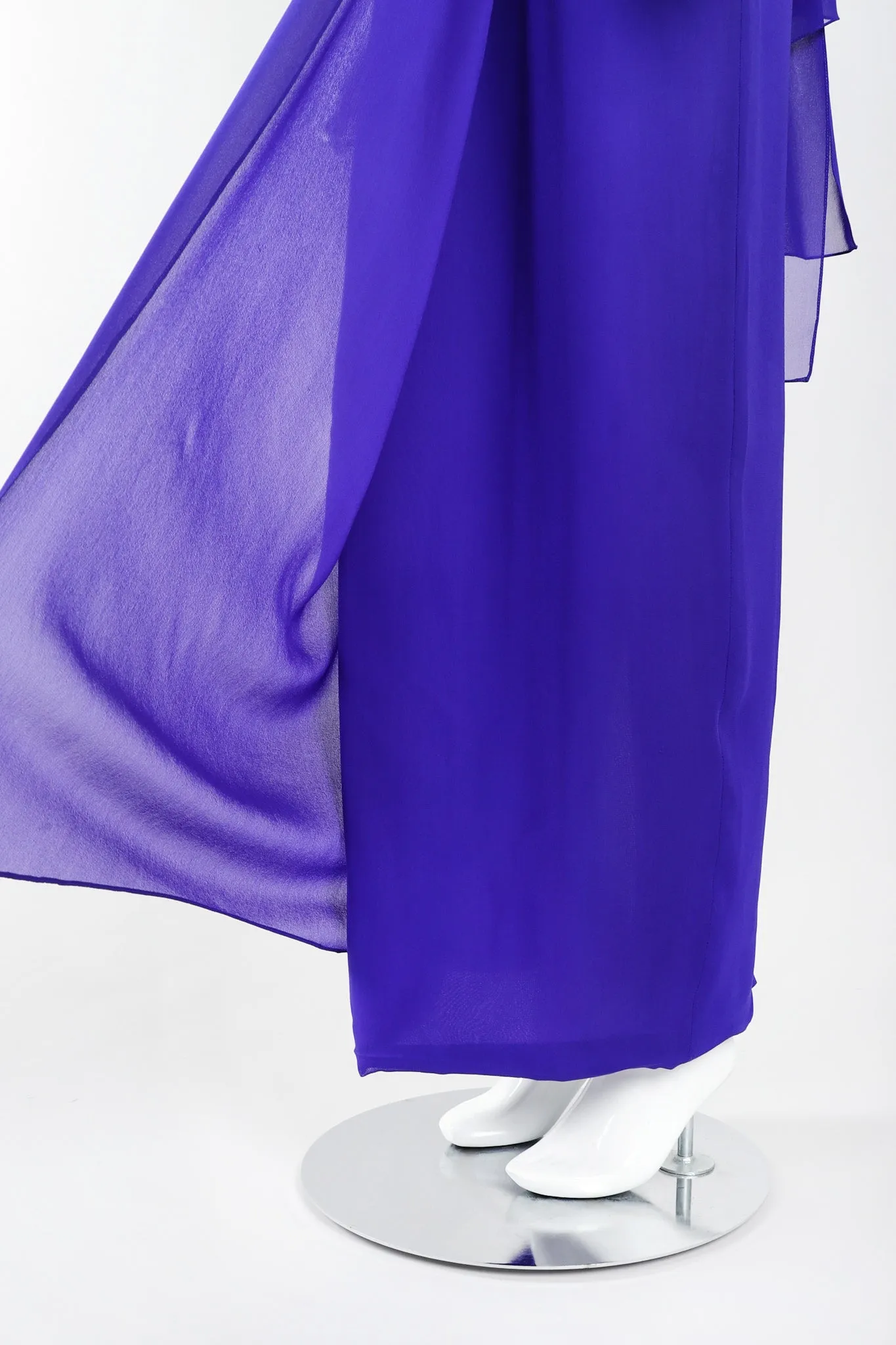Electric Silk Strapless Sheath
