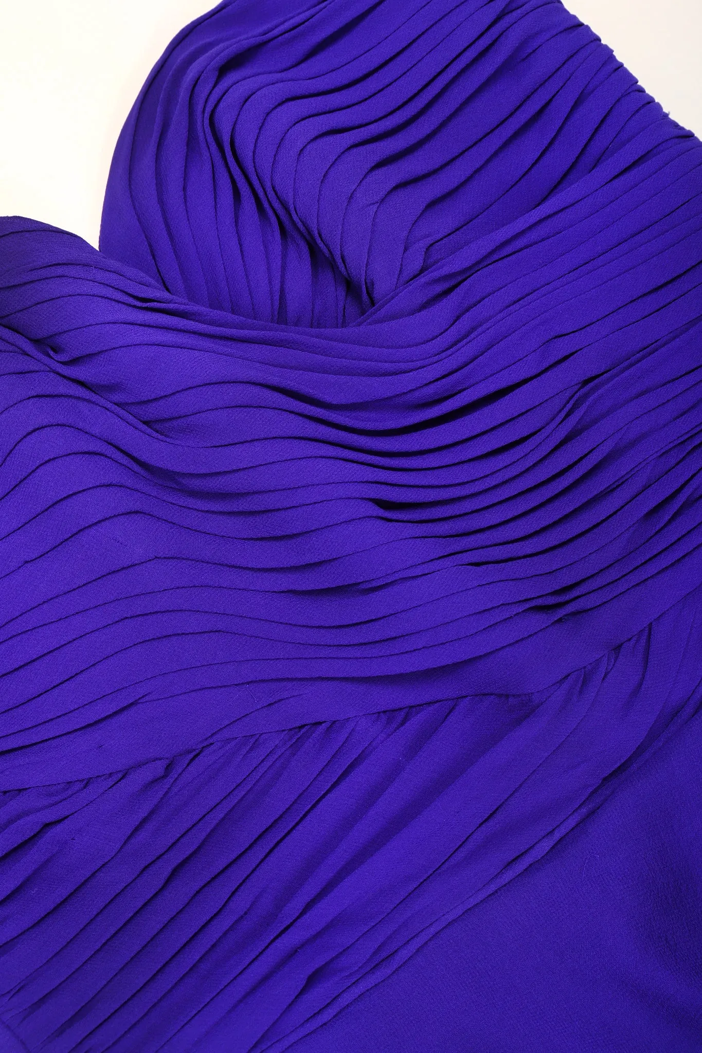 Electric Silk Strapless Sheath