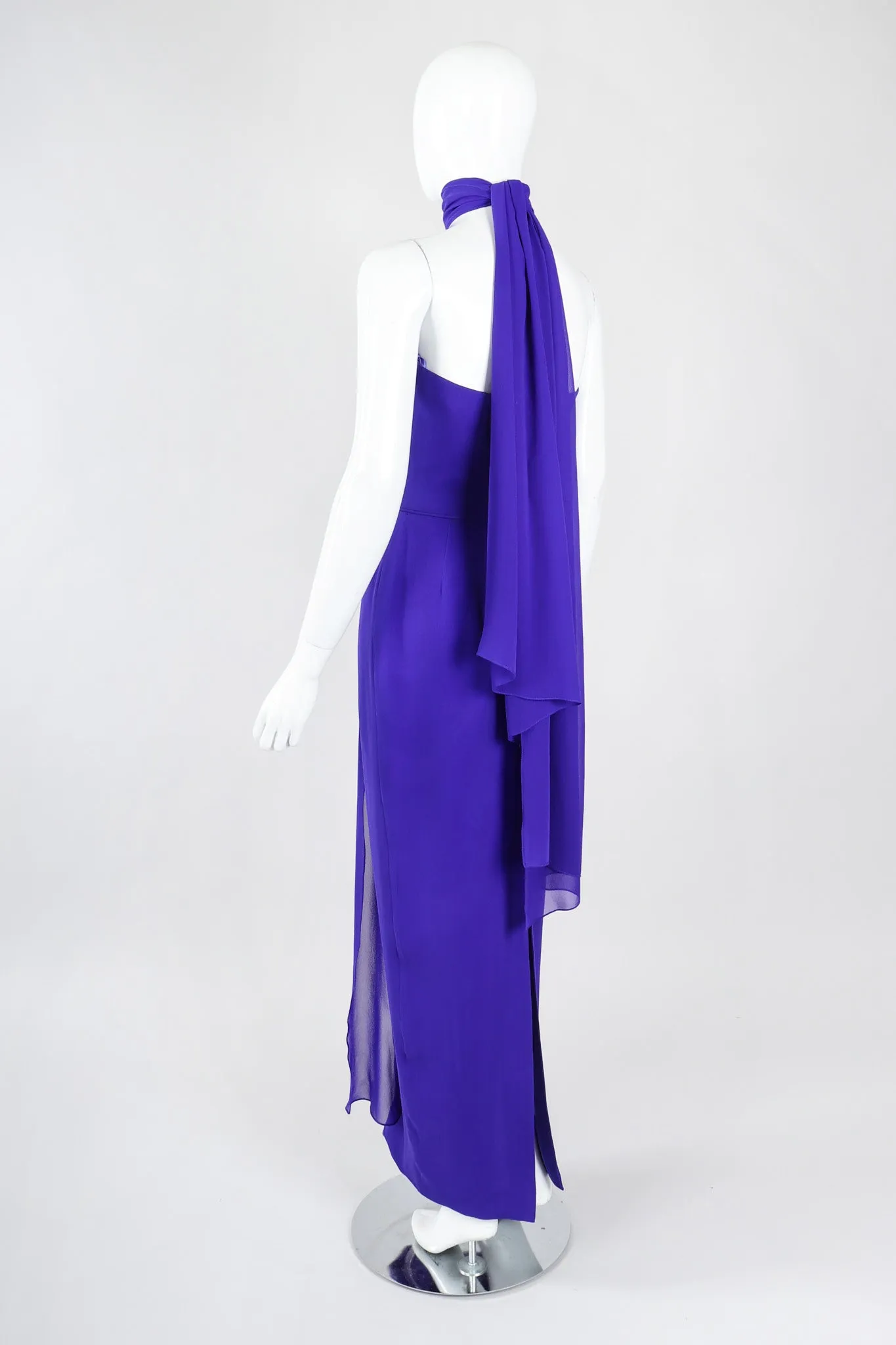 Electric Silk Strapless Sheath