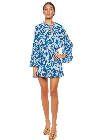 Elisabetta Floral Long Sleeve Mini Dress