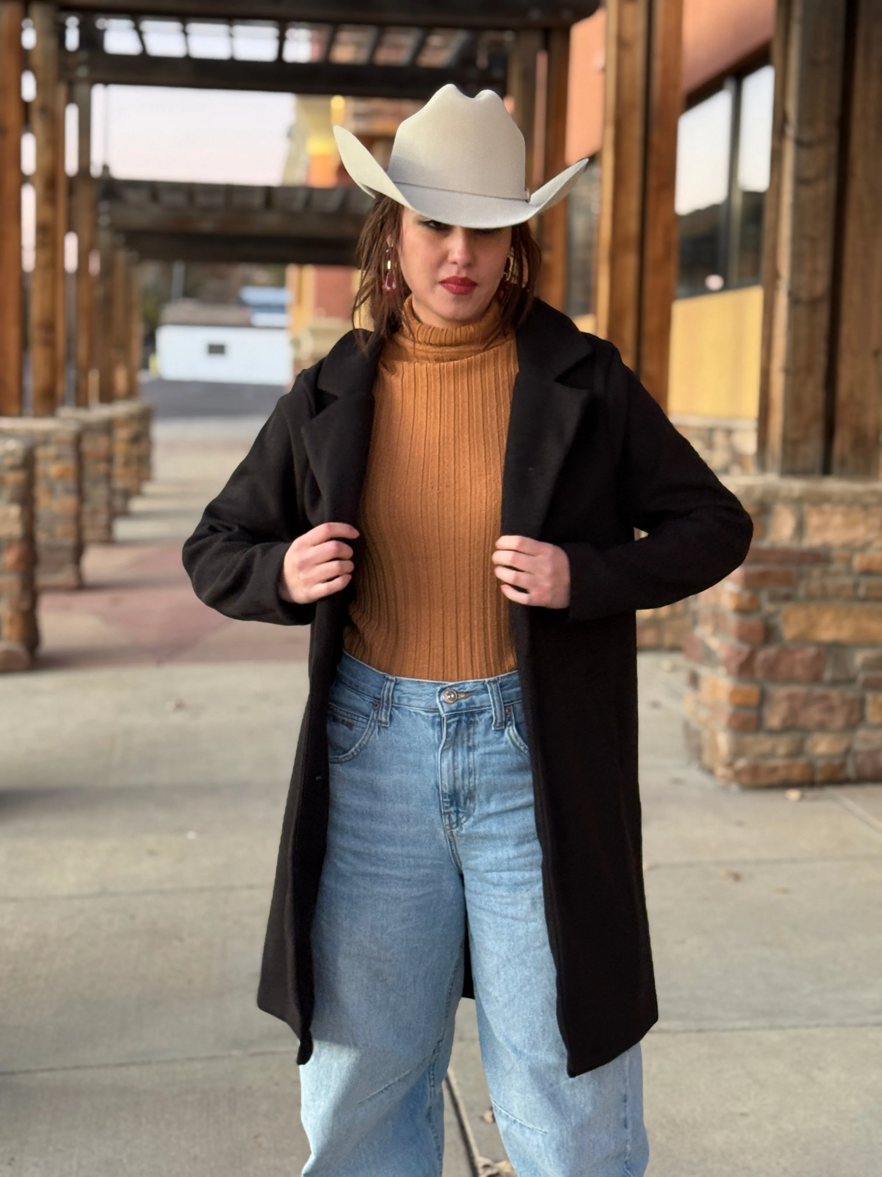 Elizabeth Black Long Jacket