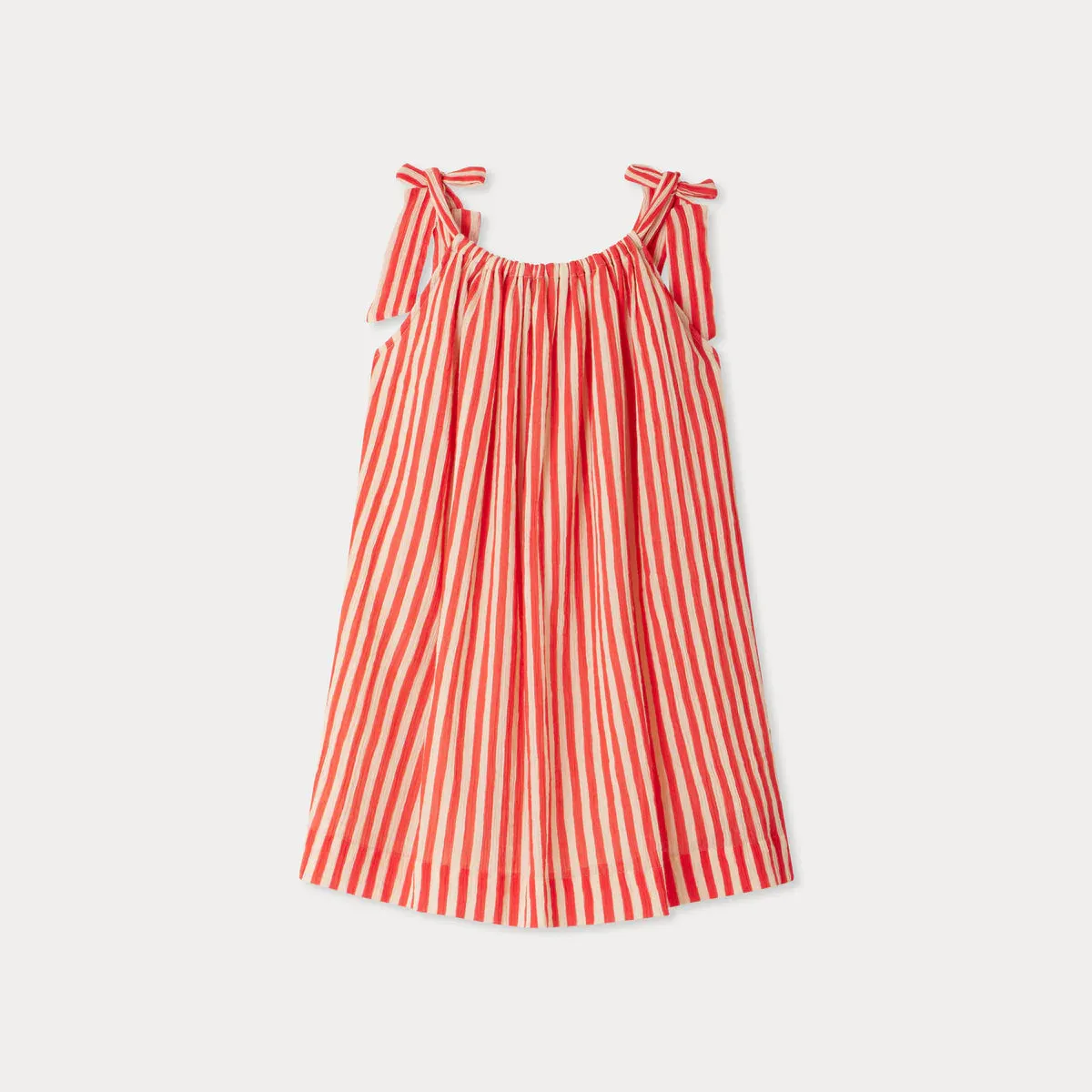 Eloise striped crepe cotton dress