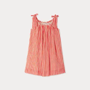 Eloise striped crepe cotton dress