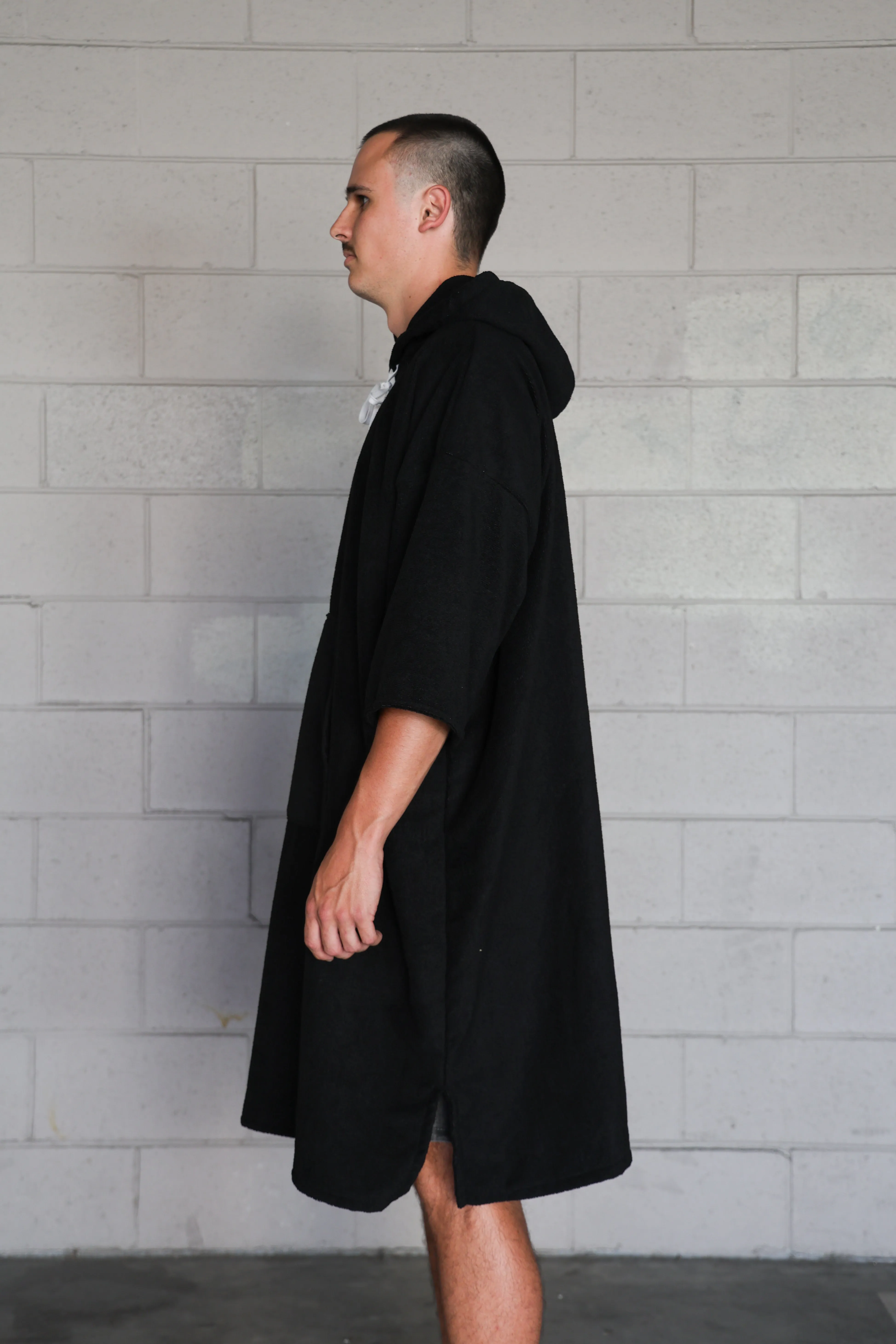 EMPATHY CHARCOAL EMBROIDERED PONCHOS