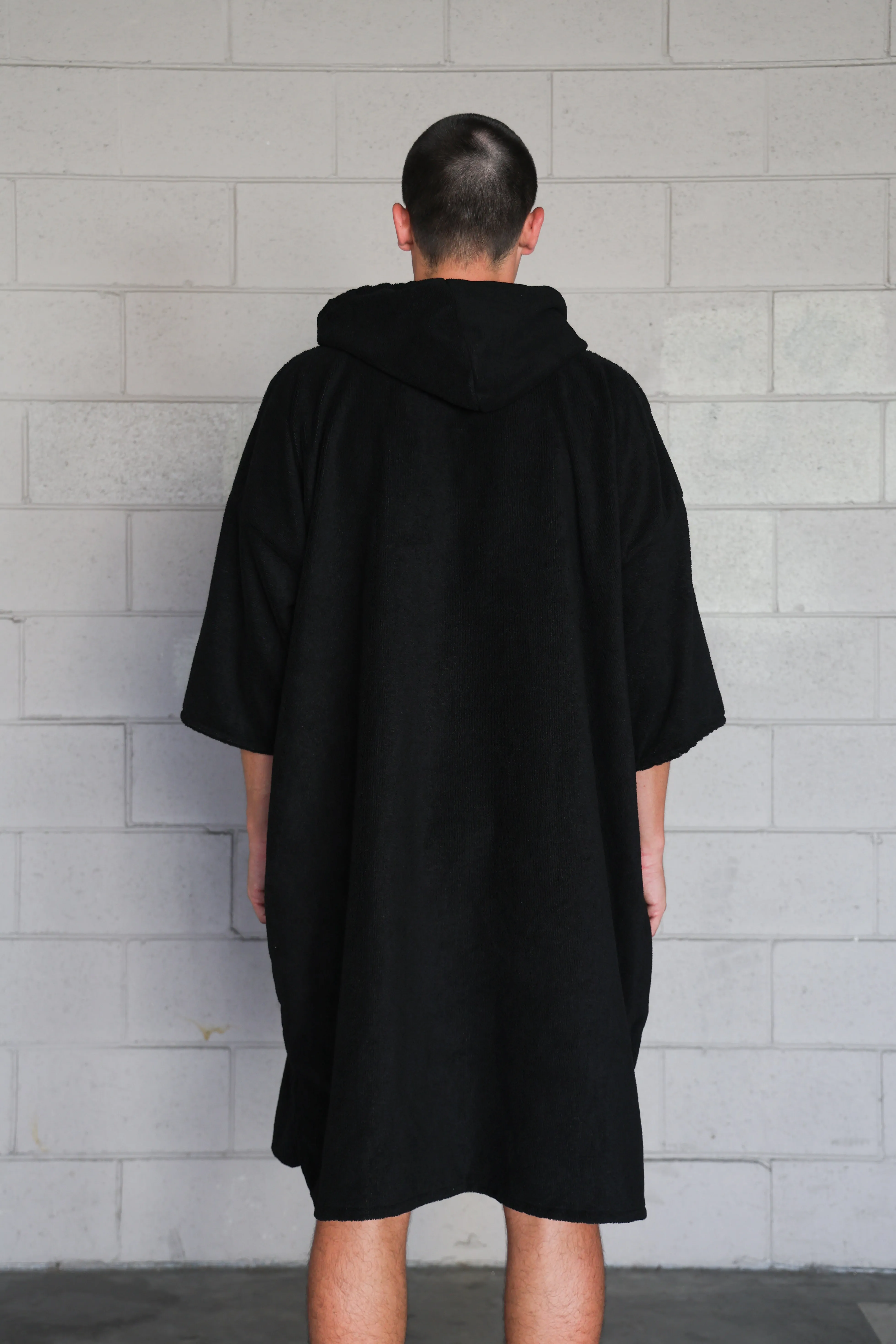 EMPATHY CHARCOAL EMBROIDERED PONCHOS