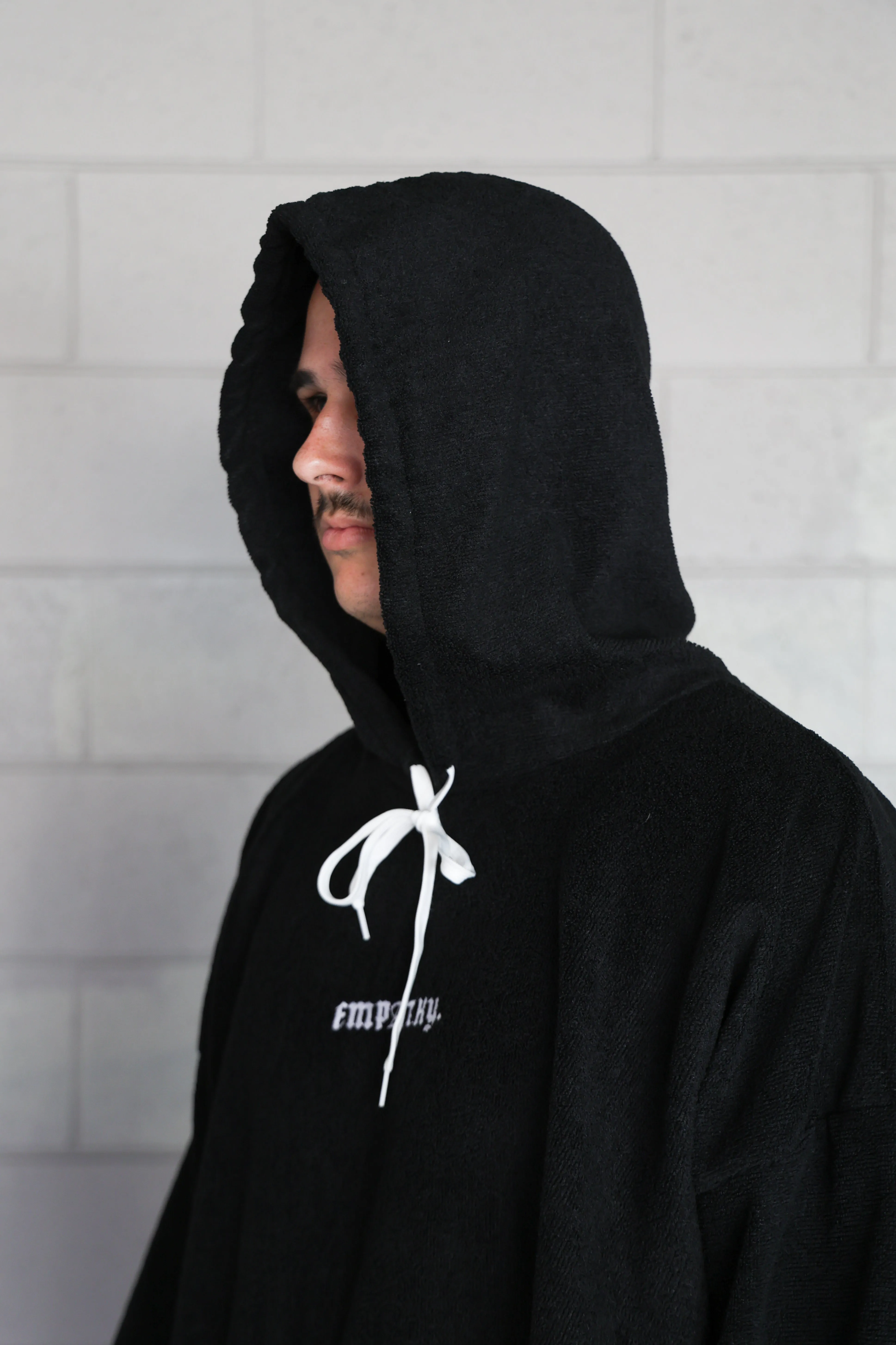 EMPATHY CHARCOAL EMBROIDERED PONCHOS
