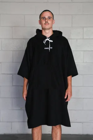 EMPATHY CHARCOAL EMBROIDERED PONCHOS