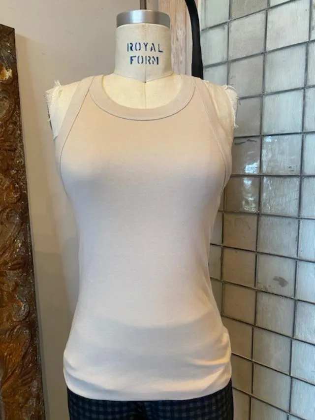 Enza Costa Supima Cotton Bold Sheath Tank