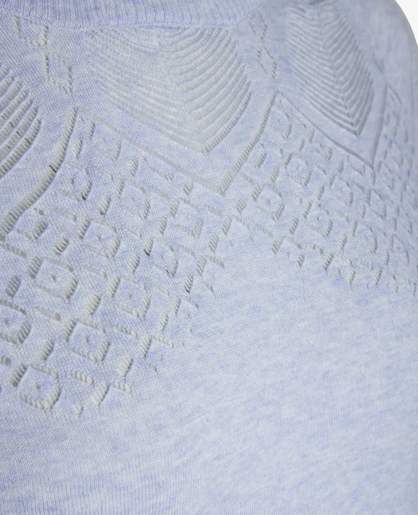ESSENTIAL COTTON MELANGE PULLOVER