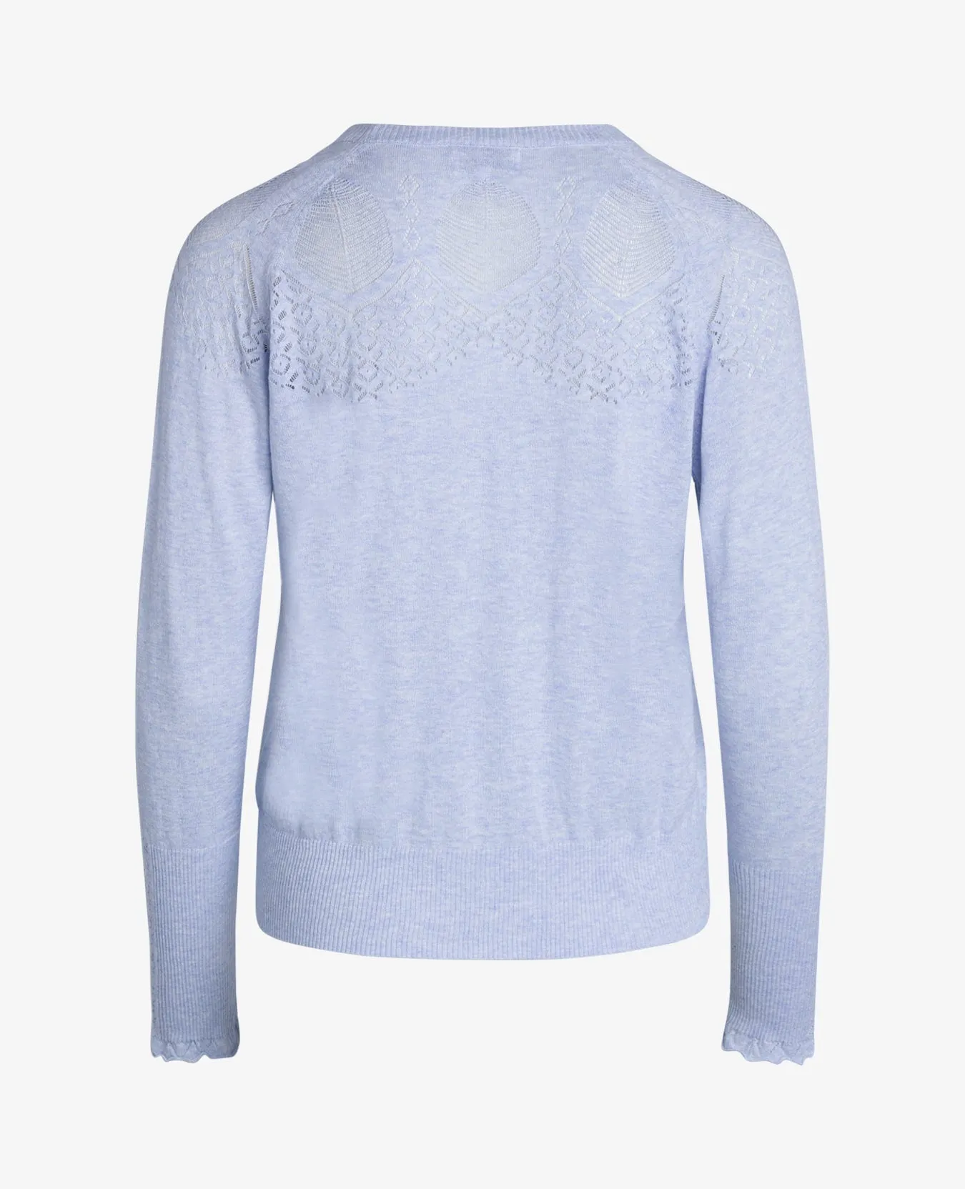 ESSENTIAL COTTON MELANGE PULLOVER
