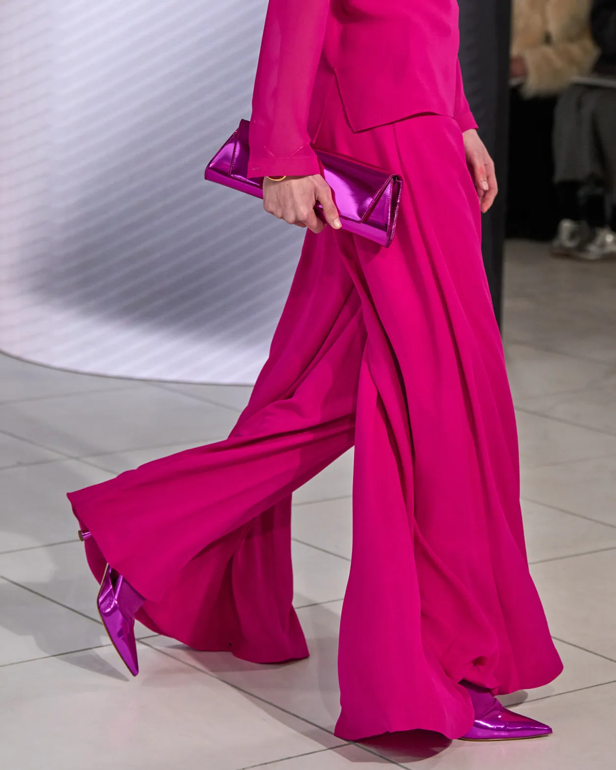 Extra Wide Palazzo Silk Chiffon Pants