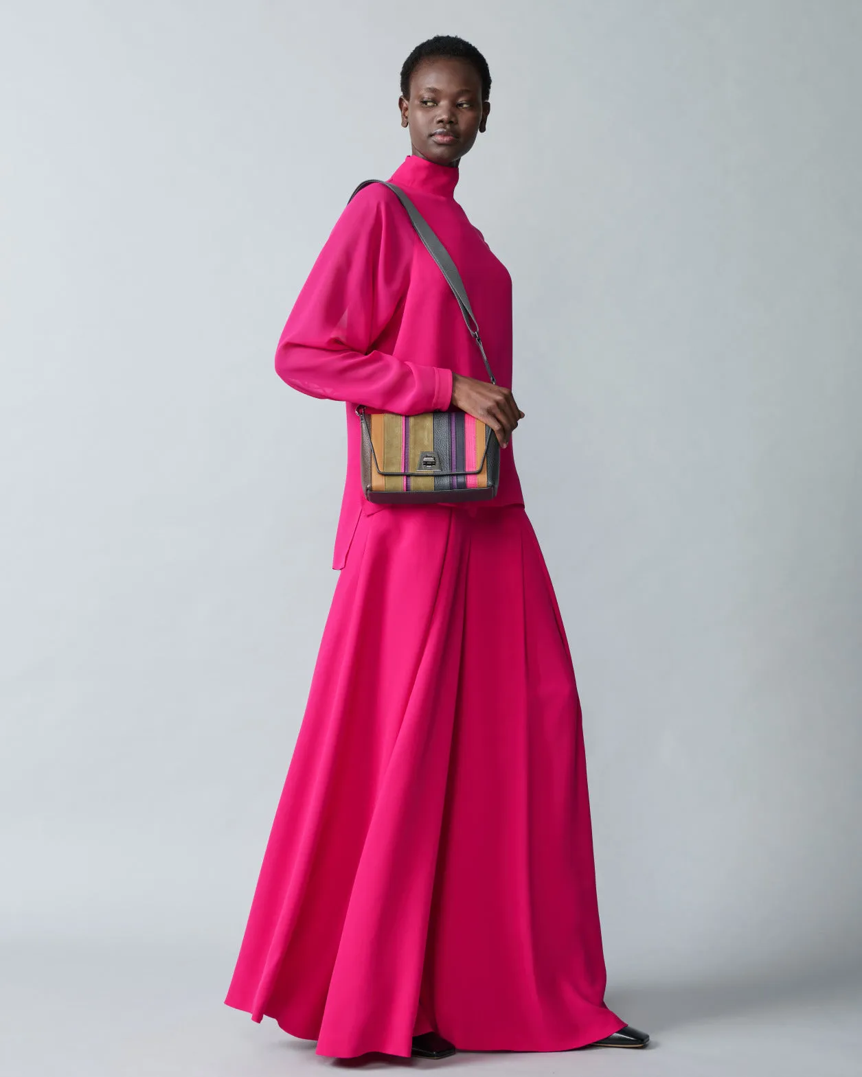 Extra Wide Palazzo Silk Chiffon Pants