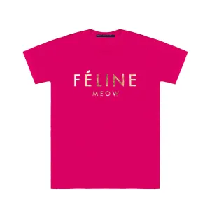 FELINE GOLD FOIL TEE