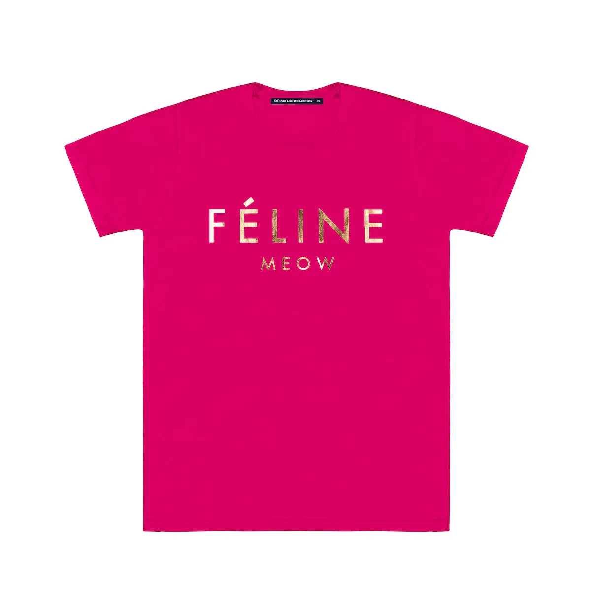 FELINE GOLD FOIL TEE