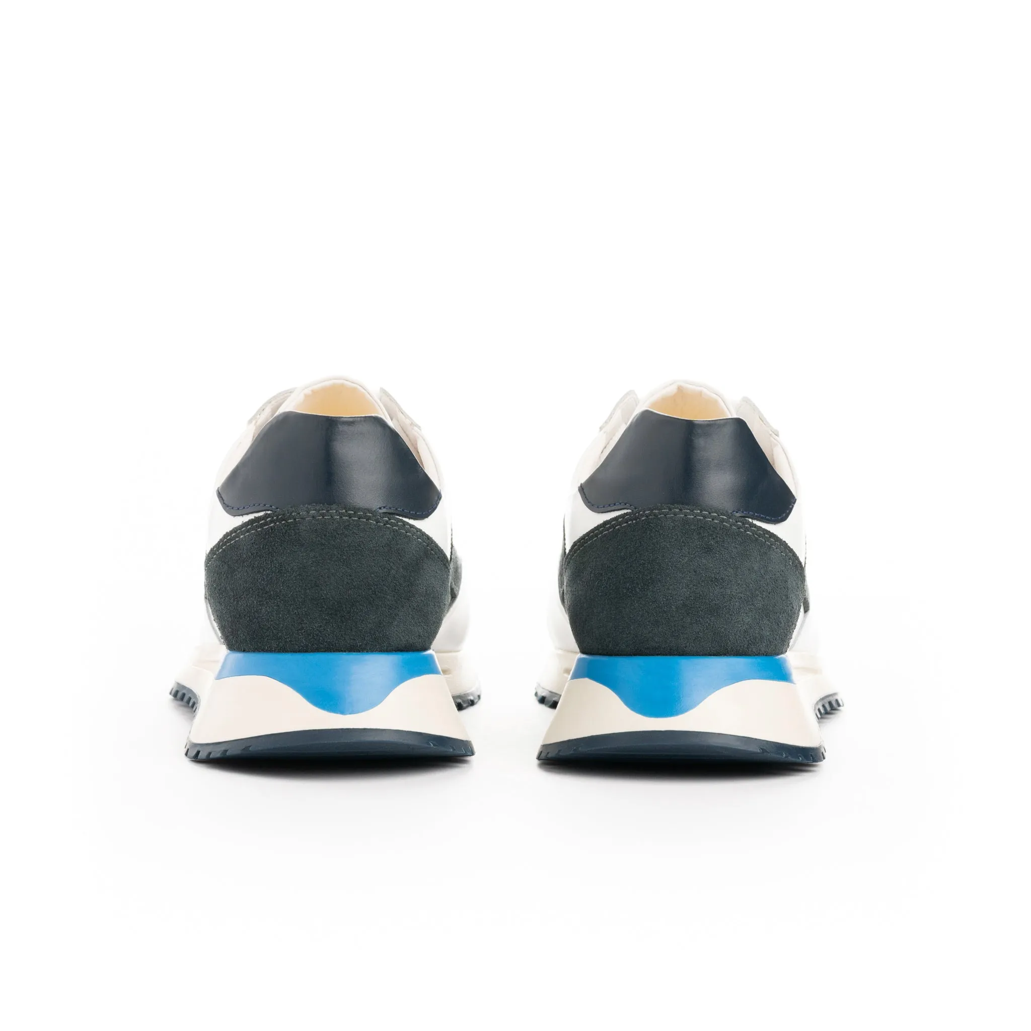 Ferragamo Blanco, Gris y Azul