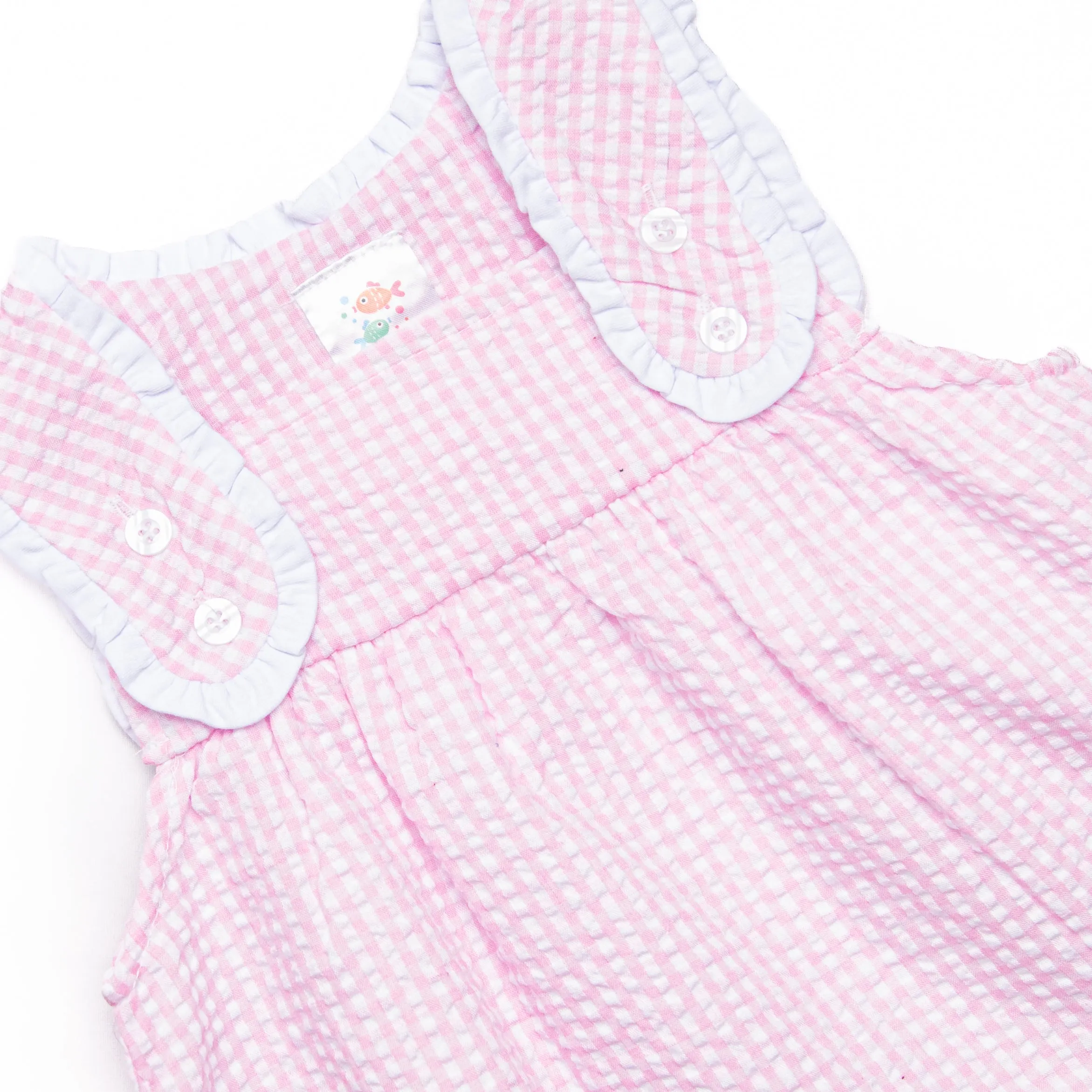 Fins and Friends Applique Dress, Pink