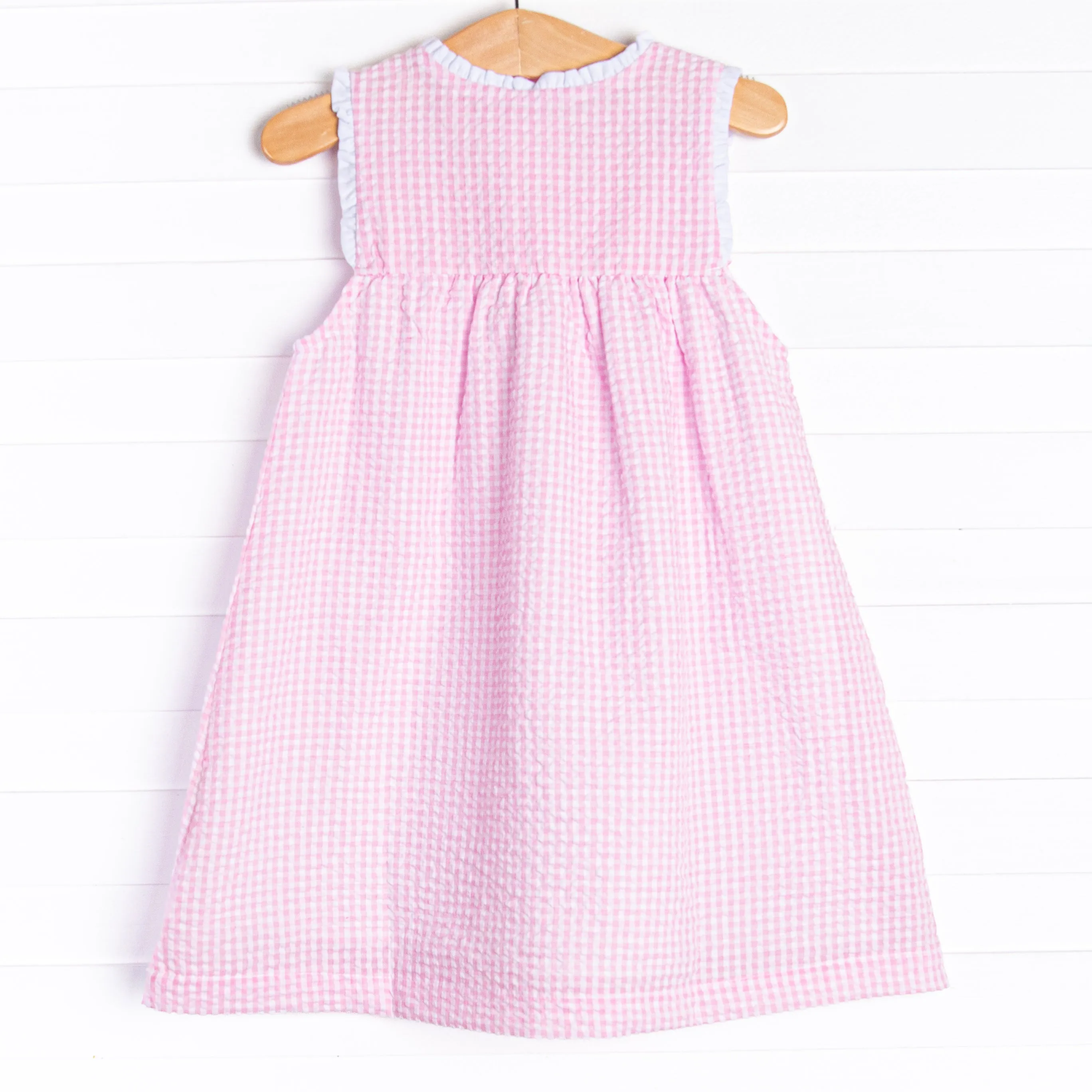 Fins and Friends Applique Dress, Pink