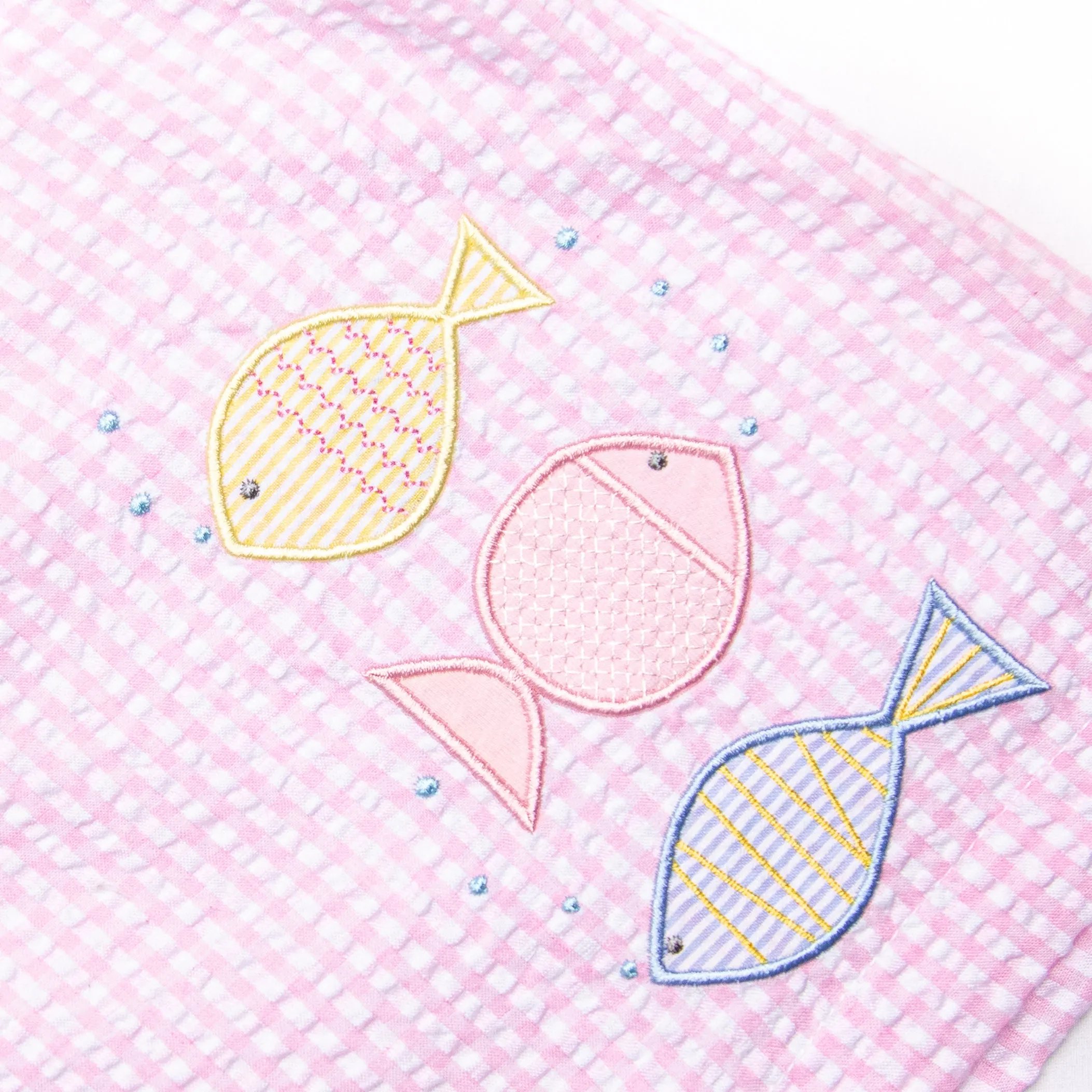 Fins and Friends Applique Dress, Pink