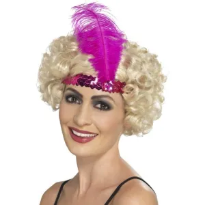 Flapper Headband, Pink