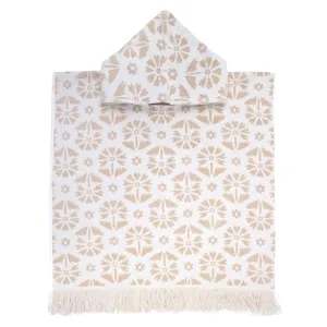 Flora Kids Poncho - Pebble