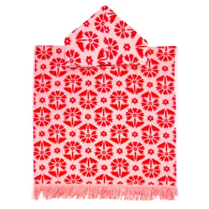 Flora Kids Poncho - Poppy