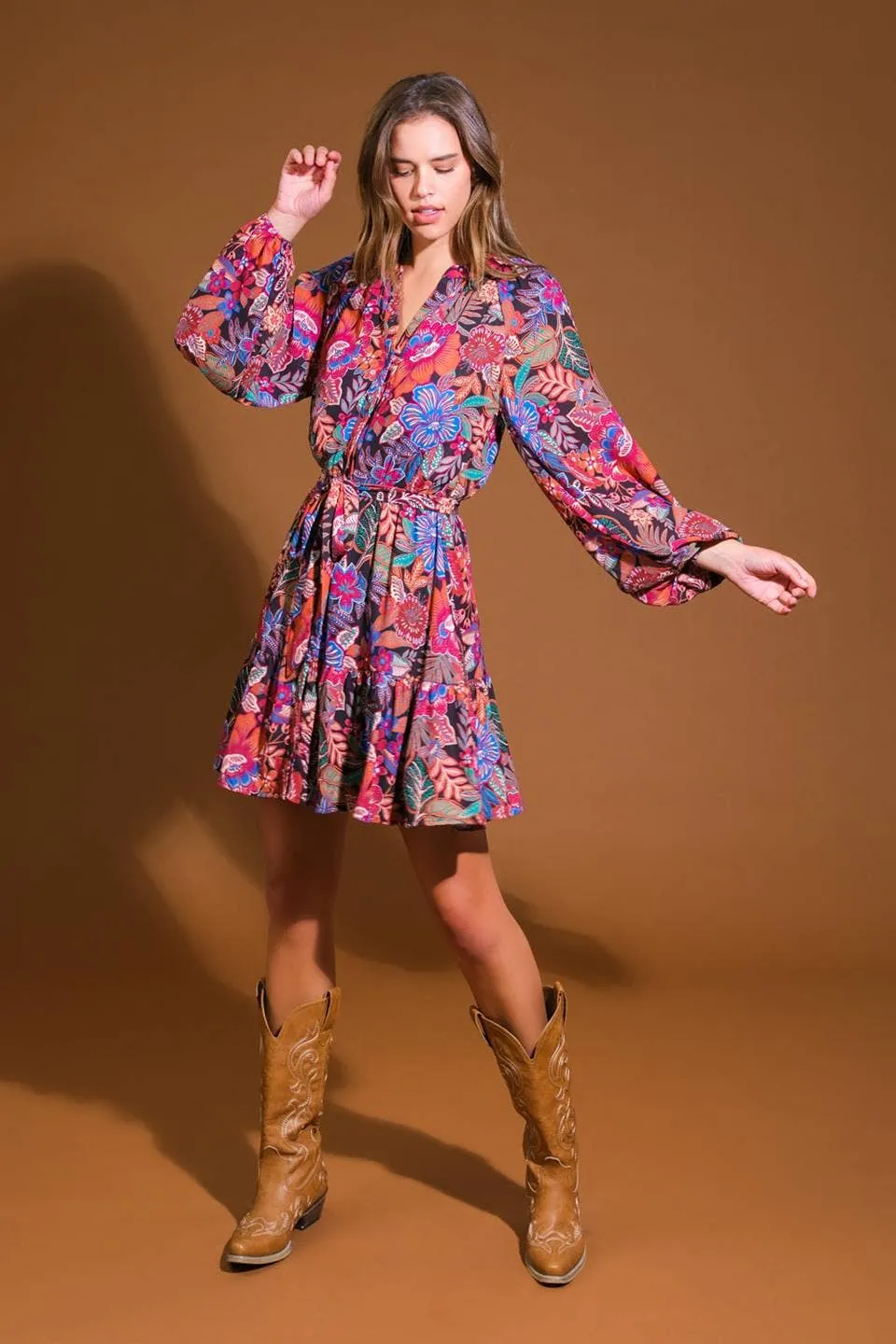 Floral Bliss Woven Dress