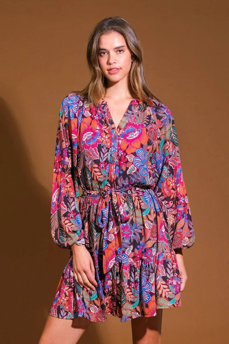 Floral Bliss Woven Dress