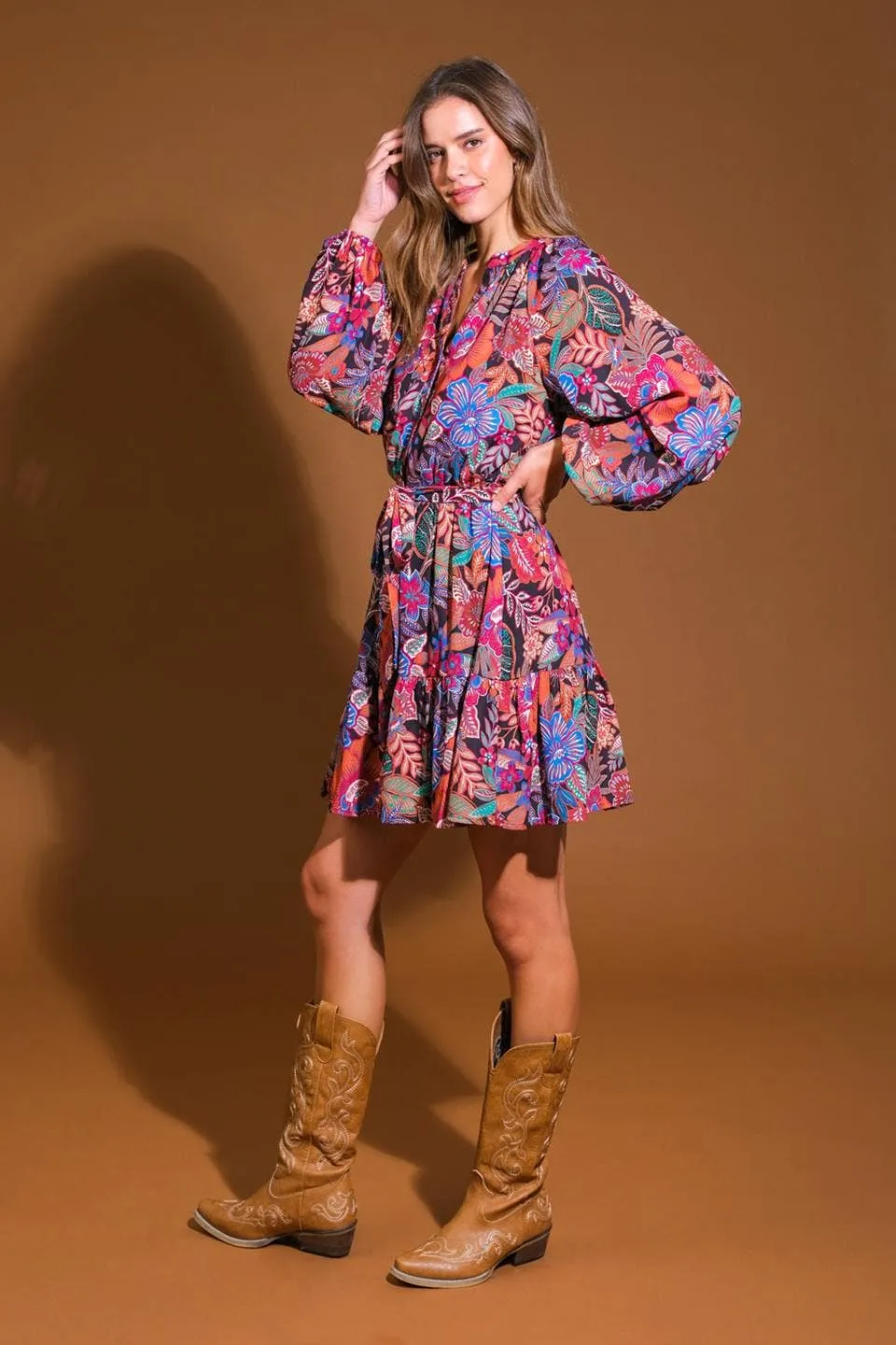 Floral Bliss Woven Dress