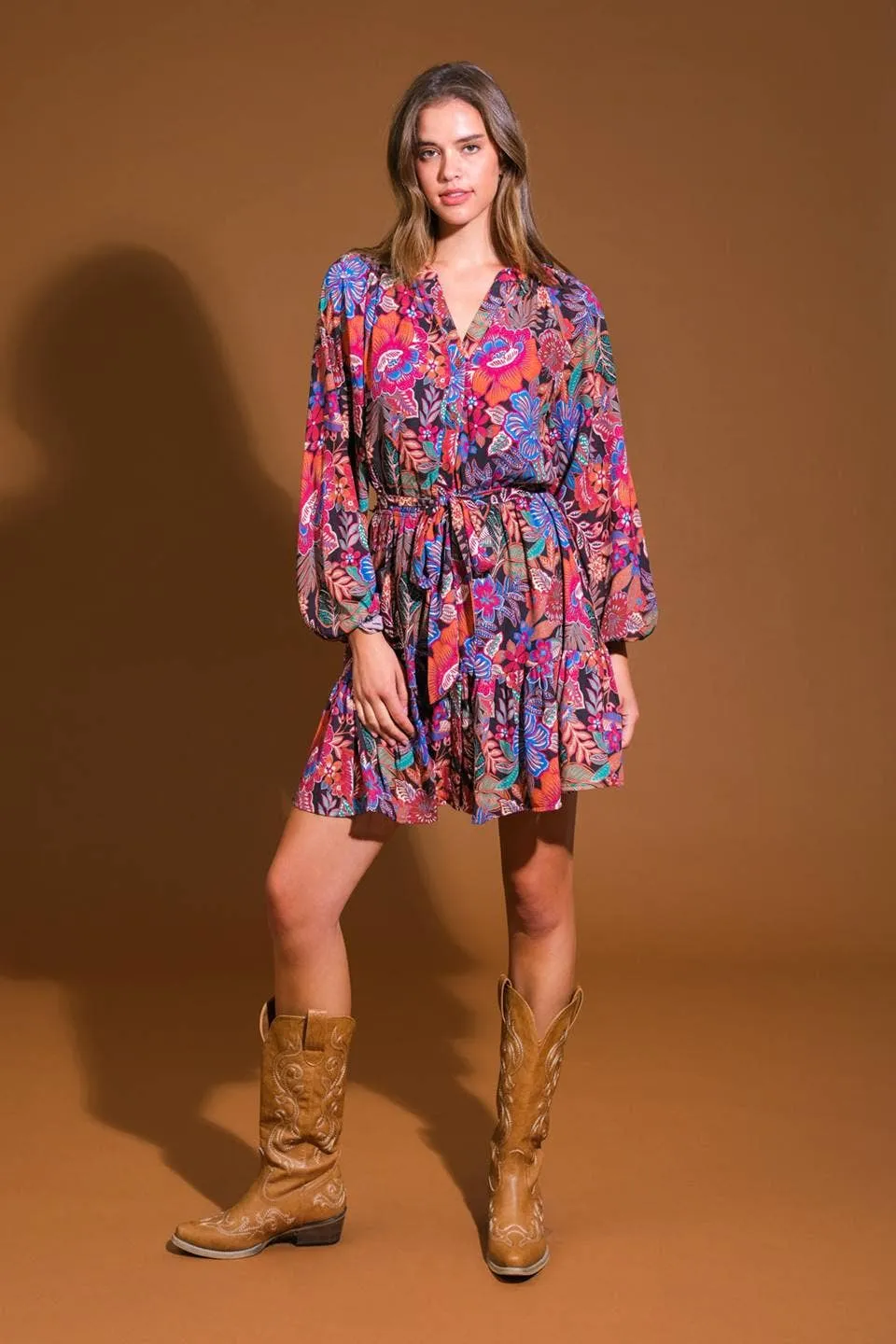 Floral Bliss Woven Dress