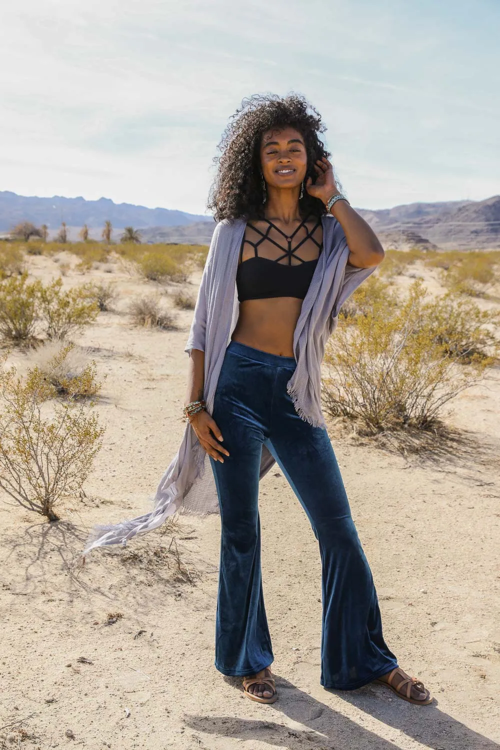 Frayed Trim Kimono - 13 colors