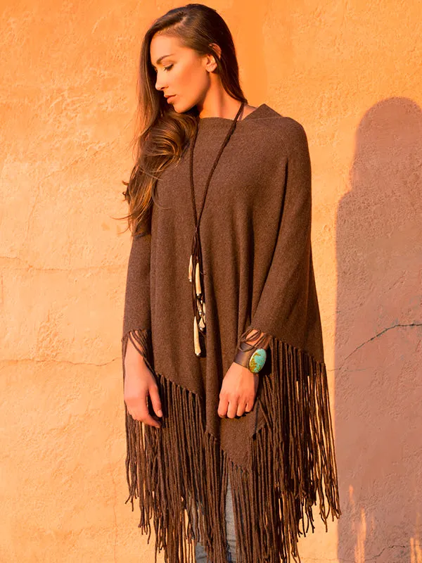Fringe Poncho-boar
