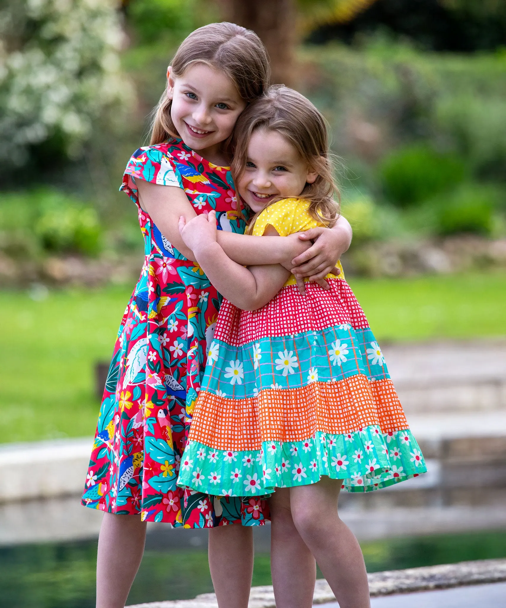 Frugi Morwenna Skater Dress - Birds Of Paradise