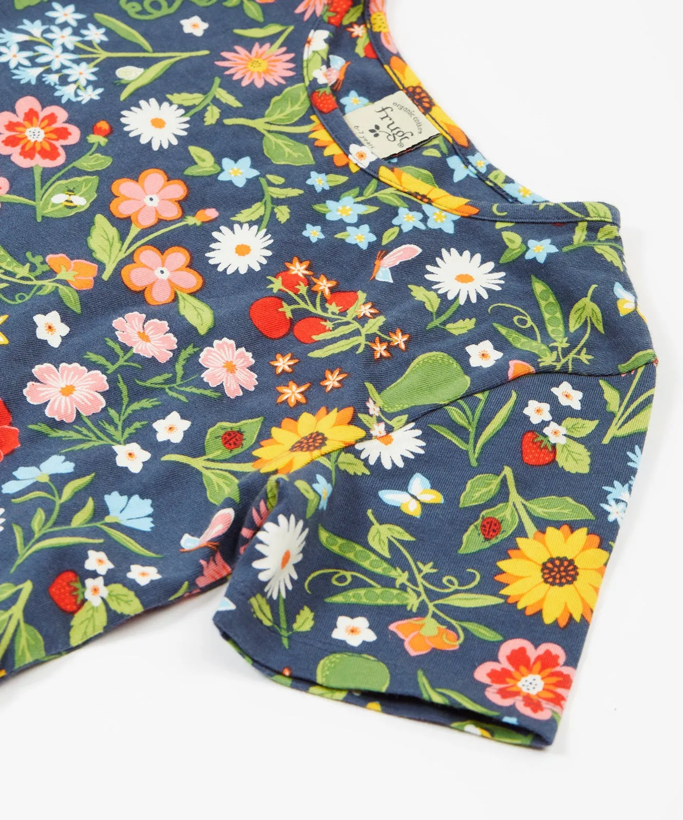 Frugi Sunshine Skater Dress - Potager Garden