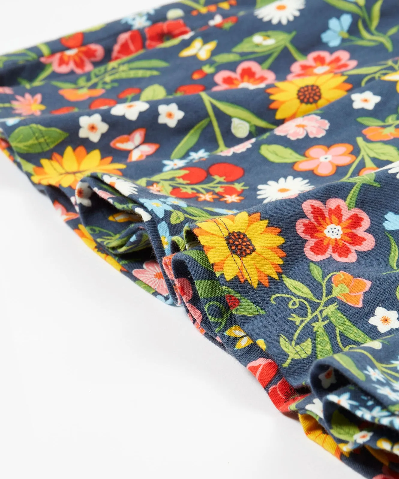 Frugi Sunshine Skater Dress - Potager Garden