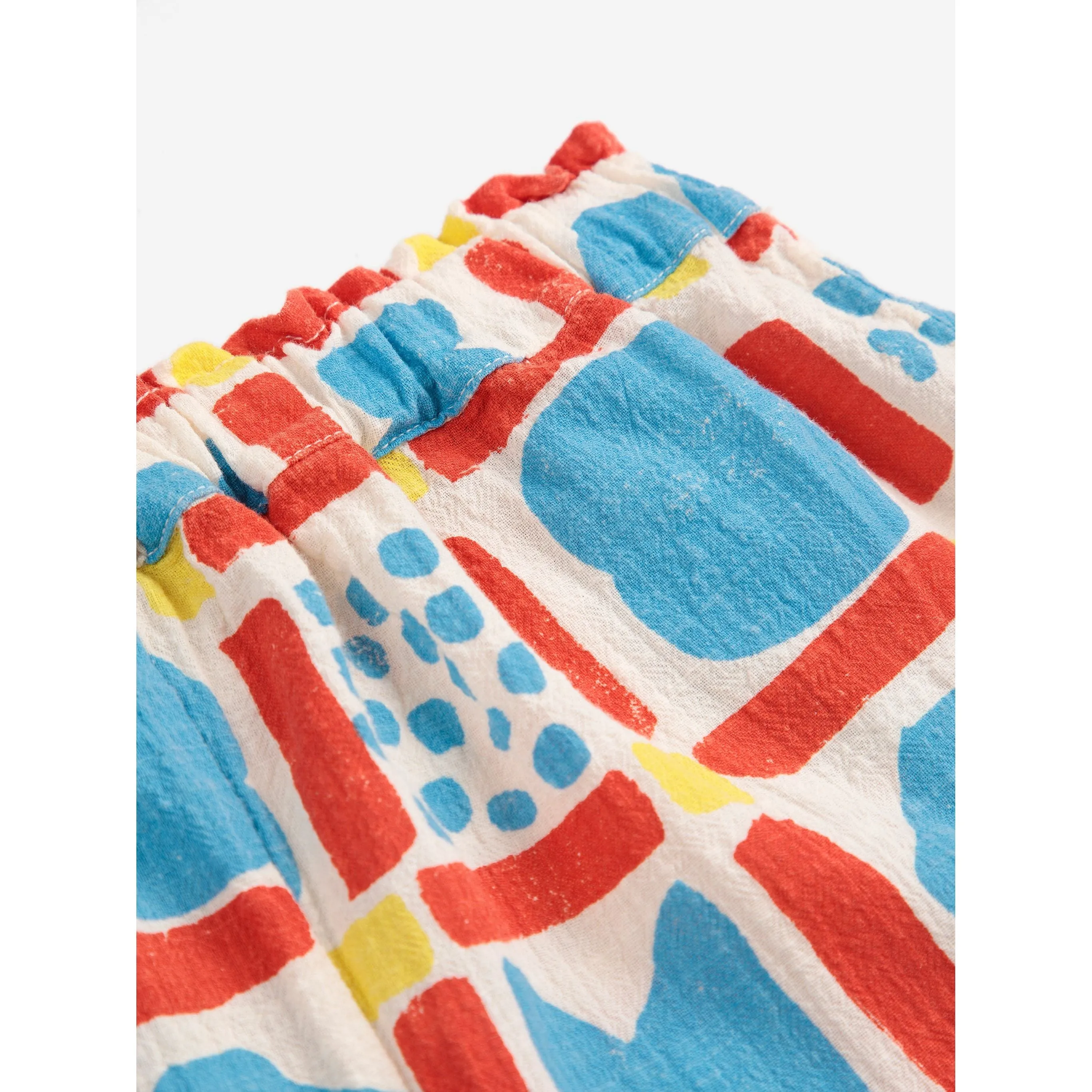 Geometric Game All Over Woven Girl Shorts