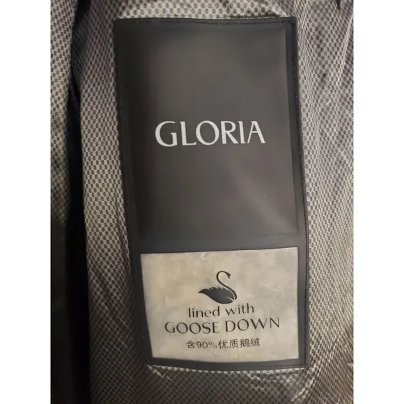 Gloria Goose Down Puffer Long Coat‎ Red Women Size Medium 164/88A