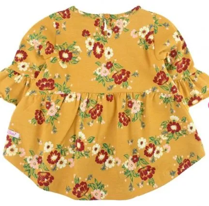 Golden Gardenias High Low Bella Top