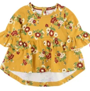 Golden Gardenias High Low Bella Top