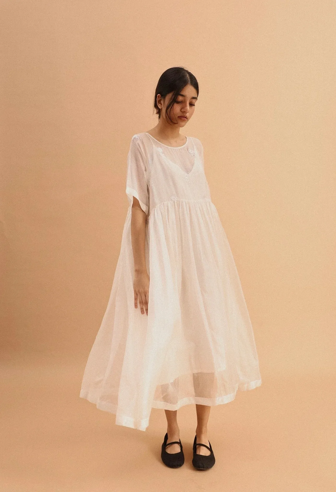 Grace | Sheer Silk Dress