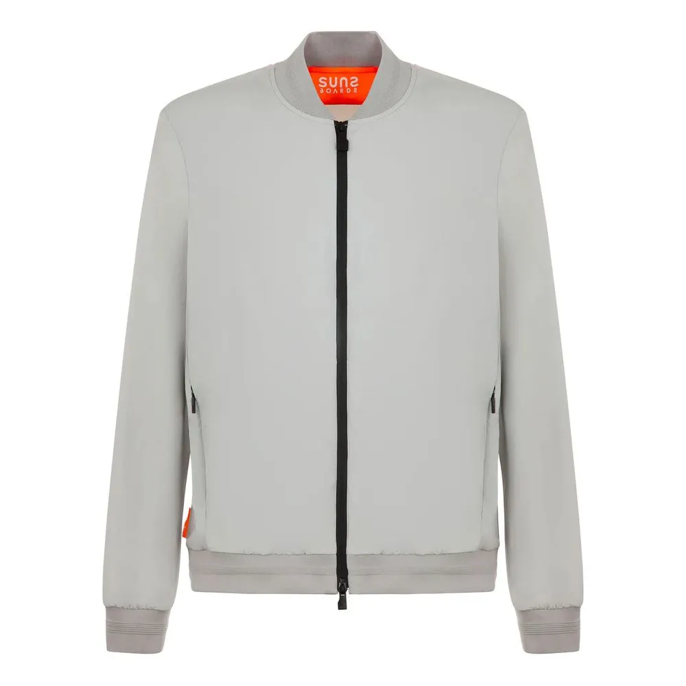 Gray Nylon Jacket
