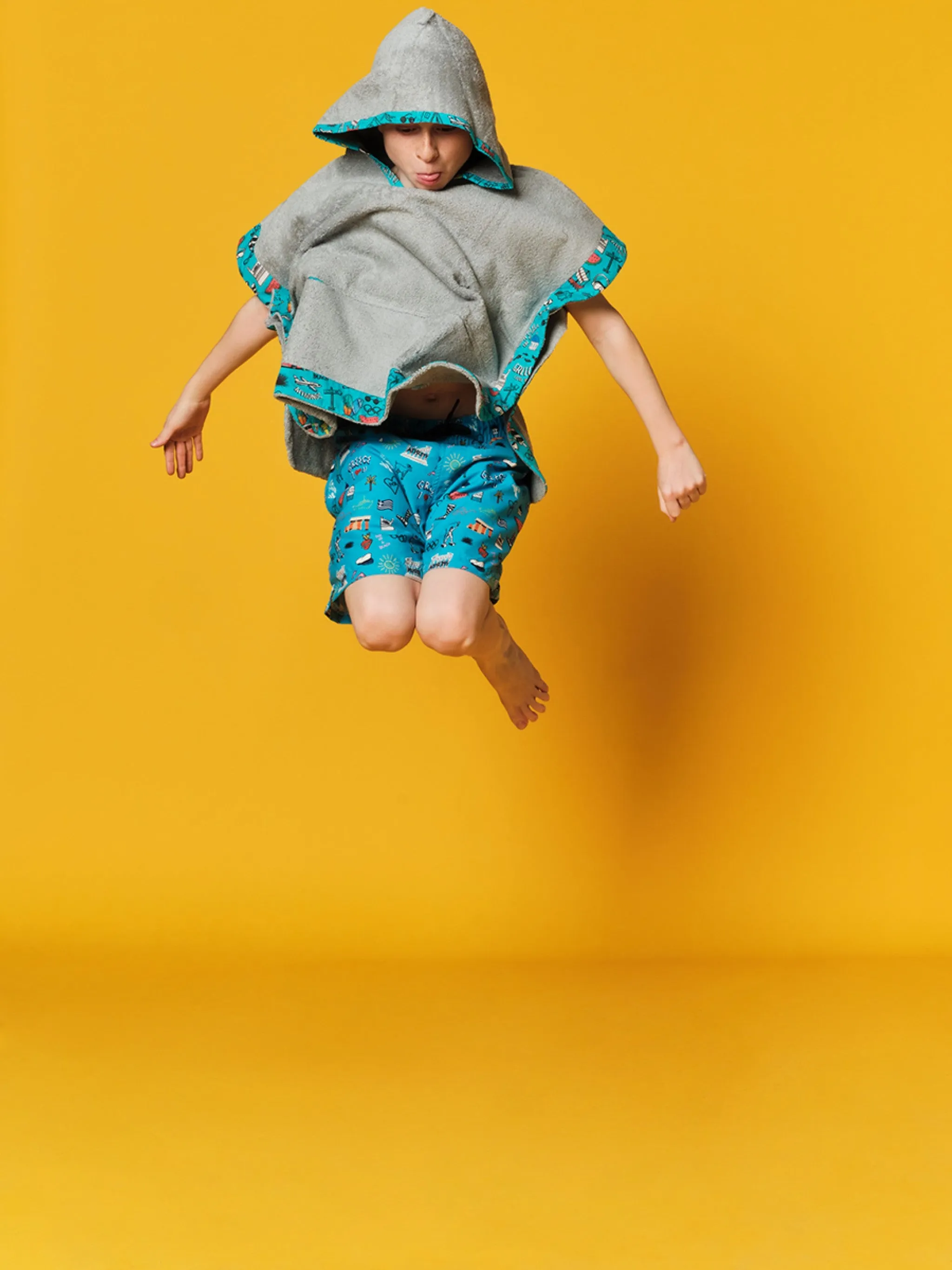 Greece I Love You | Kids' Poncho